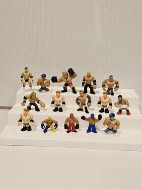 Mattel WWE Rumblers Mini Wrestling Figure Set